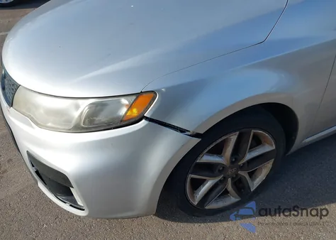 2010 Kia Forte Koup Sx z USA, uszkodzony, nr VIN KNAFW6A3XA5170257